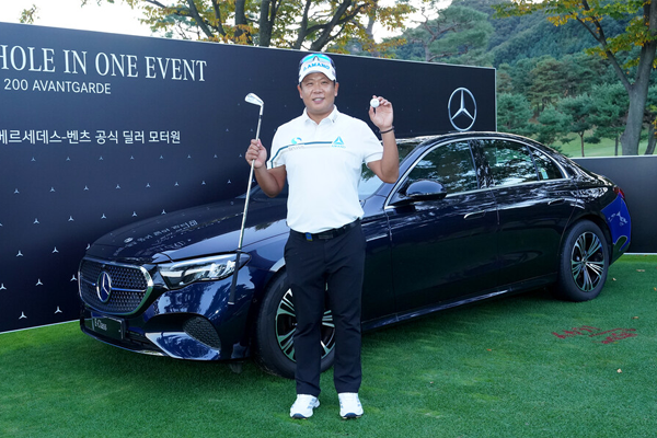 김연섭, 시즌 두 번째 홀인원.. 벤츠 E-Class 주인공